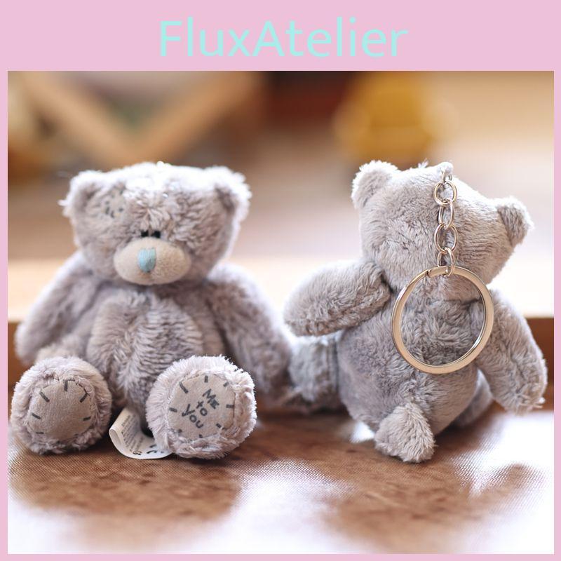 Adorable Animal Plush Toy Keyring With Pp Cotton Filling For Backpack Decoration