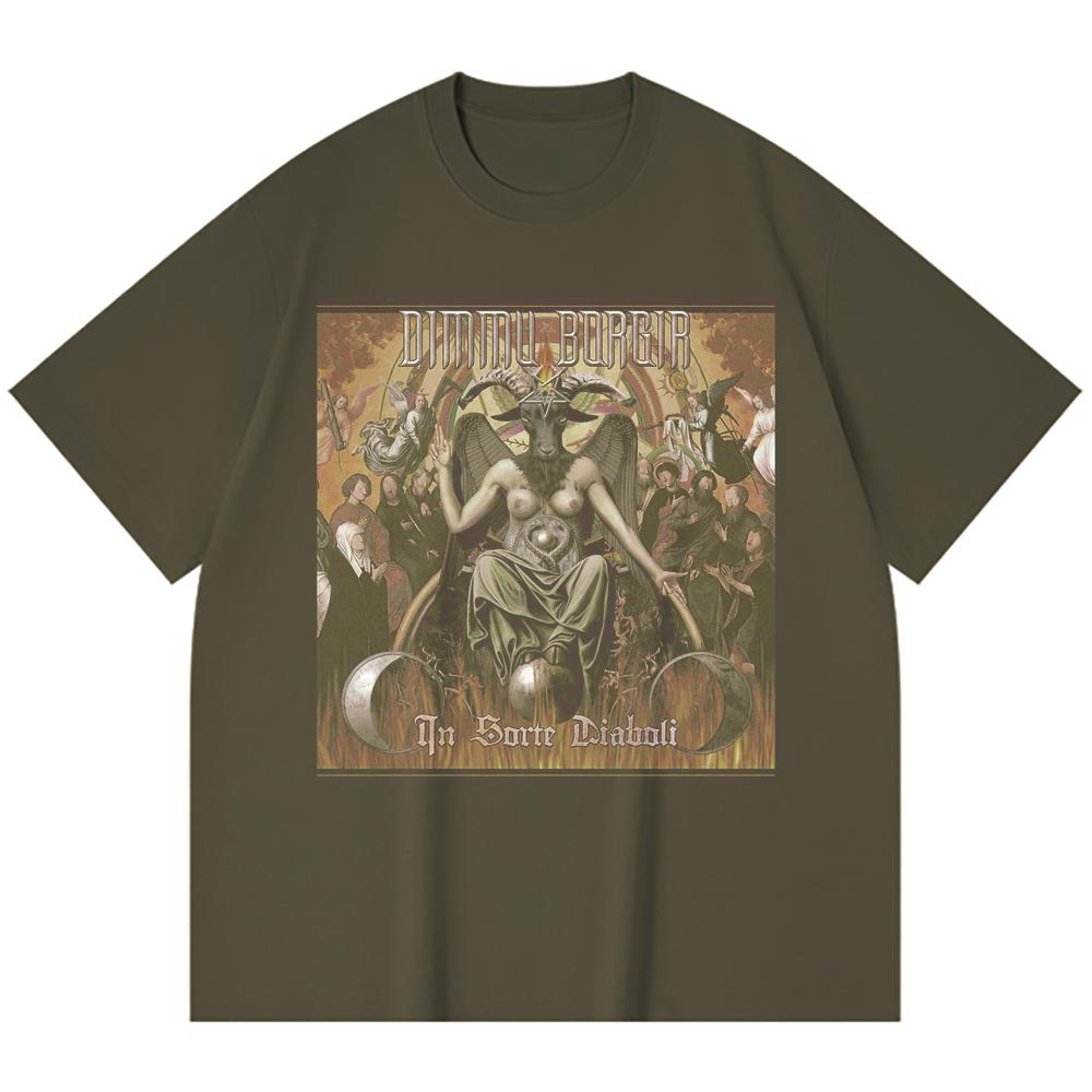 230 g/m² 100% puuvillane Heavy Metal T-särk Rockibändi Popmuusika Prindiga Unisex Raske puuvillane T-särk