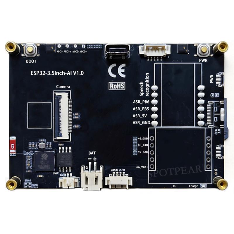 ESP32-S3 For Xiaozhi MAX AI Camera 3.5inch LCD Dual MIC Development Board 3.5 inch Display Voice Interruption Object Recognition