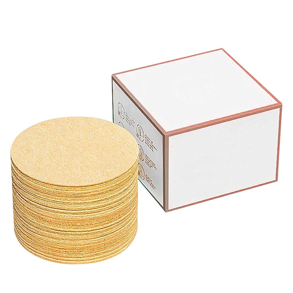 Facial Compressed Cellulose Sponges Reusable Cleansing Face Sponges For Makeup Remover Face Washing Exfoliating Cleaning Tool