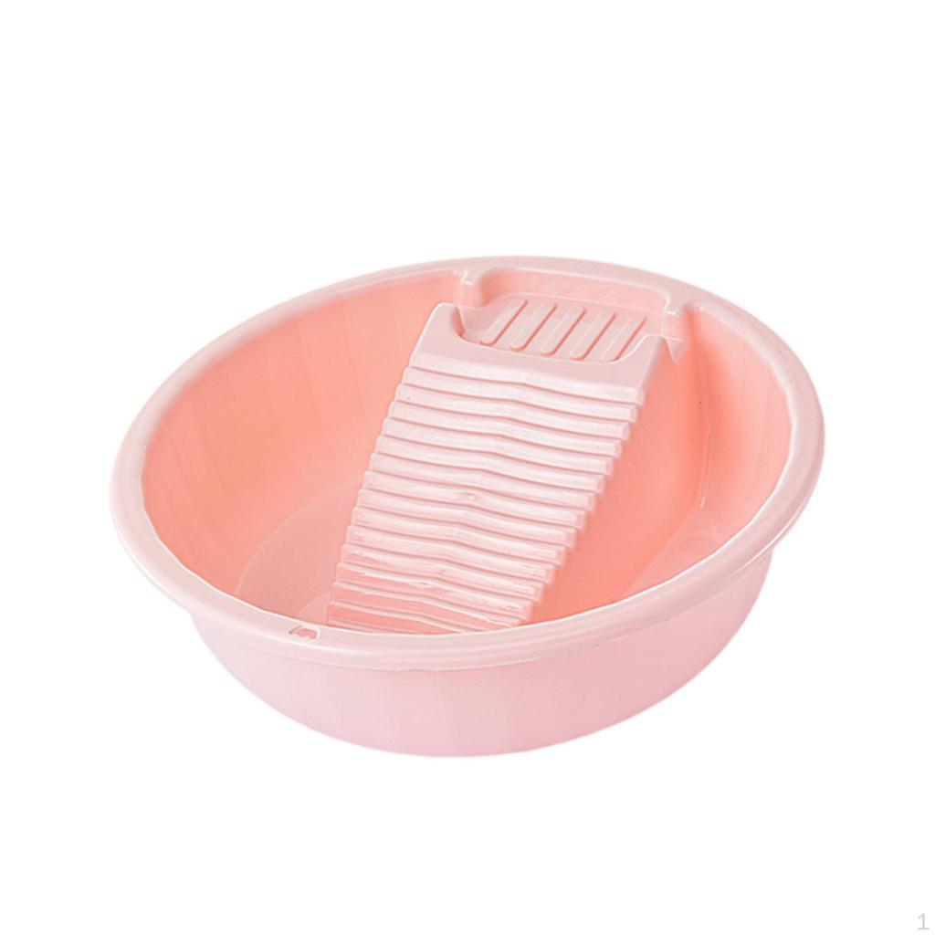 Convenient, Space-saving Washboard with Soap Holder for Towels, Pet Clothes, T-shirts, And More.