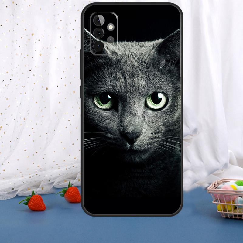 British Shorthair Cat For Samsung Galaxy A36 A26 A16 A05 A06 A54 A34 A14 A22 A32 A52 A55 A35 A15 A53 A13 A56 Case
