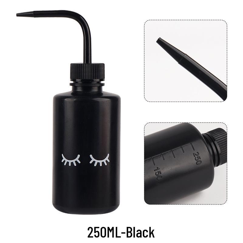 

Eyelash Cleaning Bottle 250ml - Bent Nozzle with Scale, Succulent Design for Eyelash Extensions