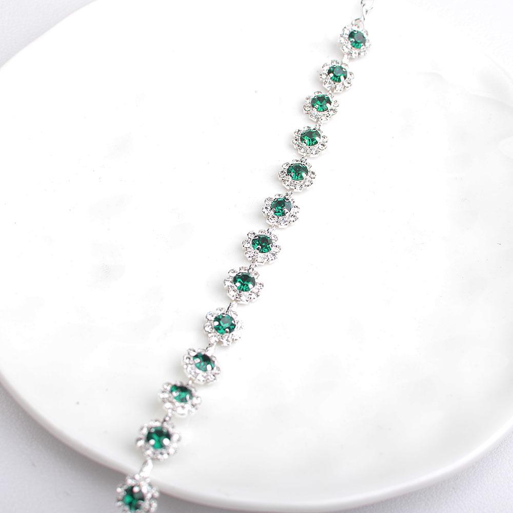 Geometrický křišťálový náhrdelník s kapkou vody a sada šperků