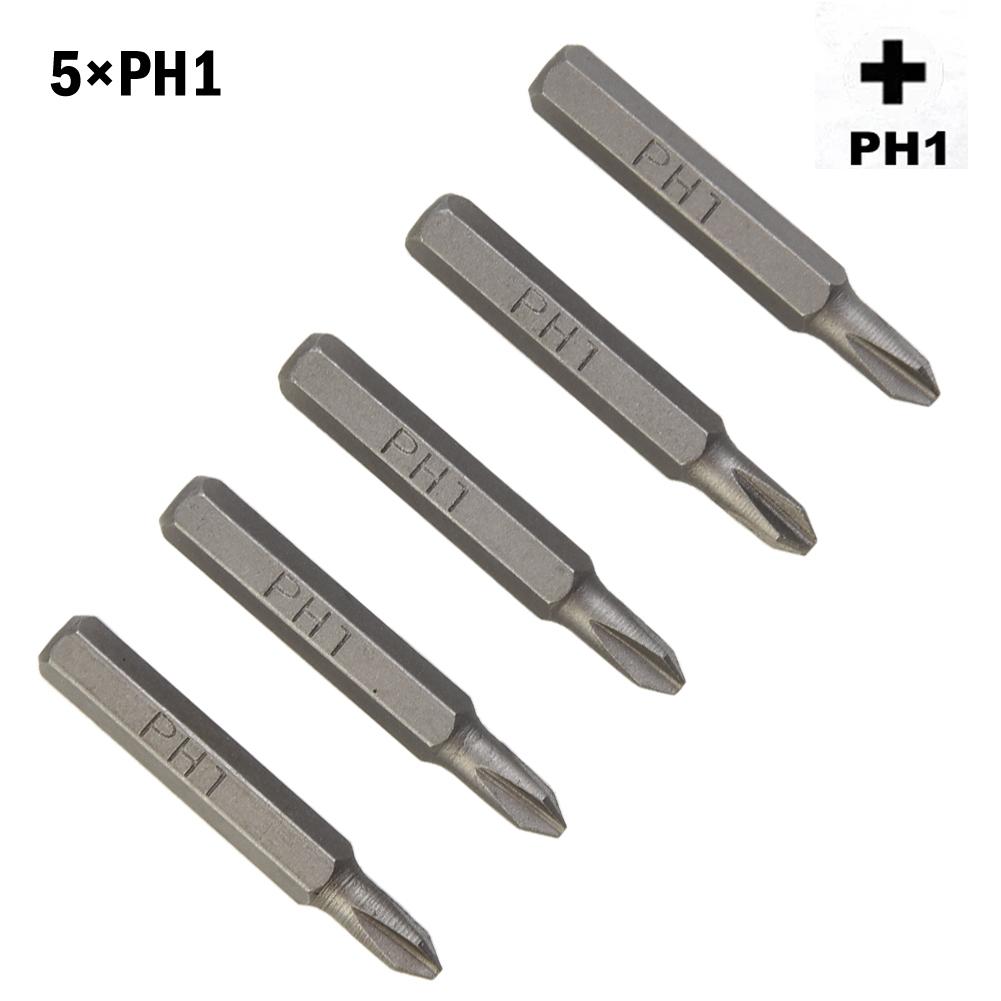 Heavy Duty 4mm Hex Shank Cross Screwdriver Bits PH0000 PH000 PH00 PH0 PH1 PH2