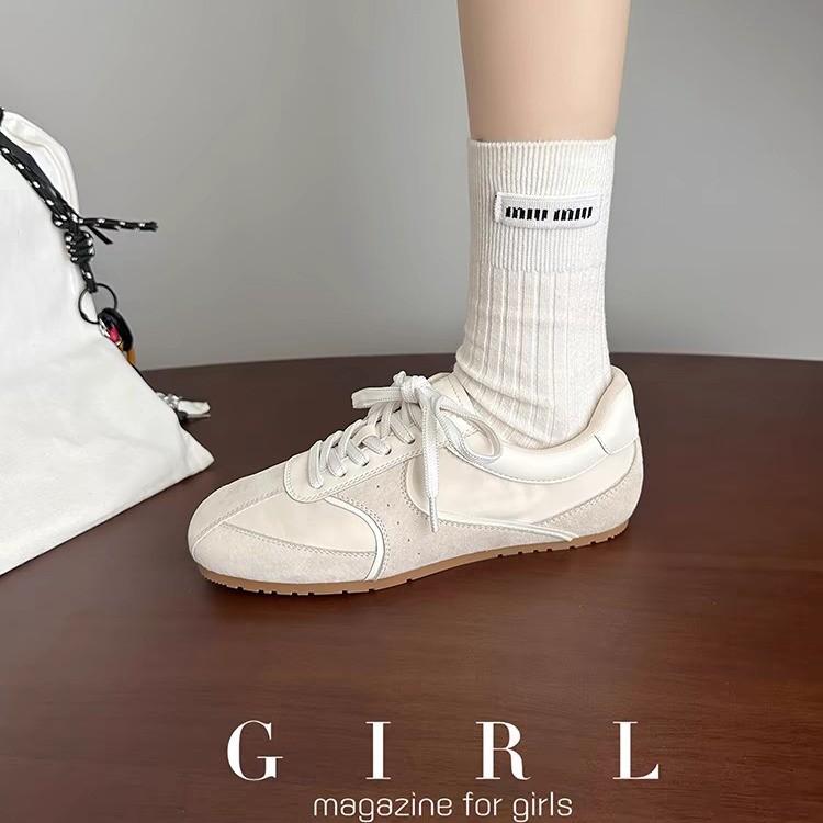 Soft-soled retro moral training shoes women's 2025 spring new soft leather casual Forrest Gump shoes flat-soled commuter style versatile board shoes