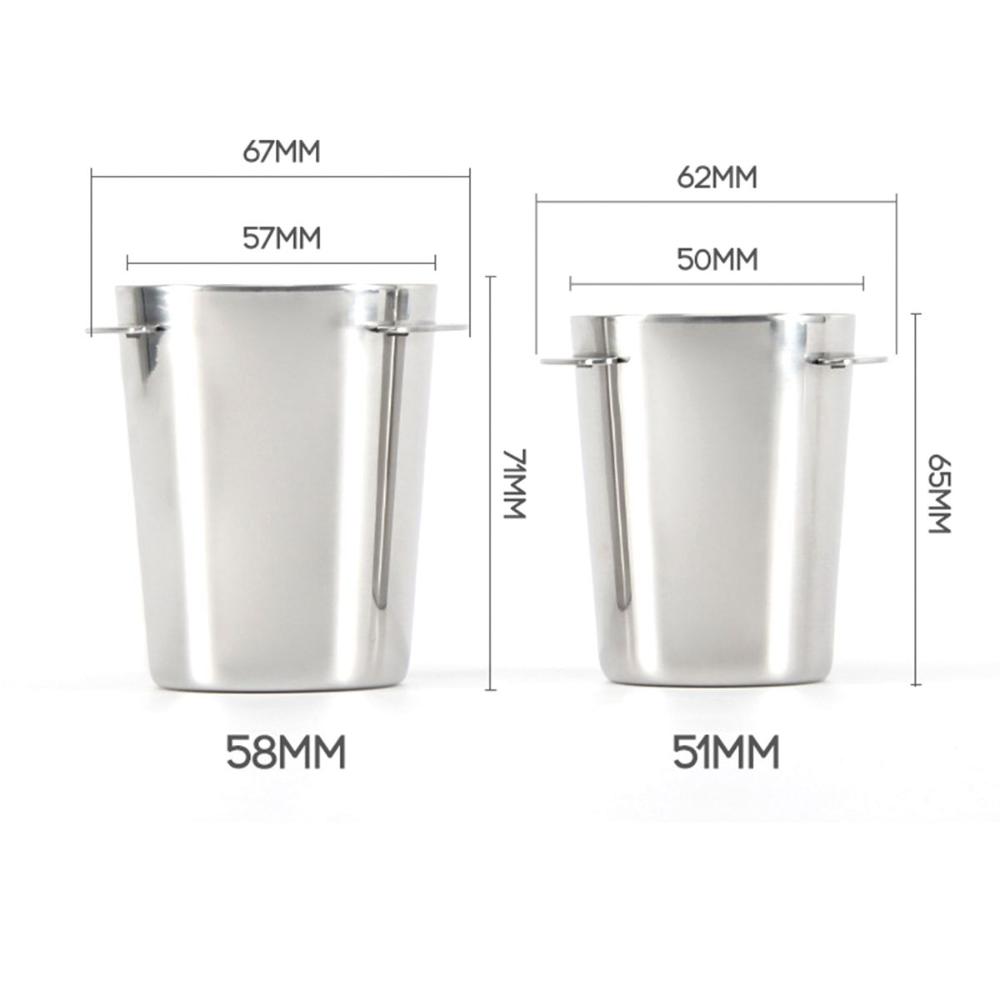 Compatible Powder Feeder Anti-rust Sniffing Mug Espresso Maker Dosing Cup Coffee Portafilter