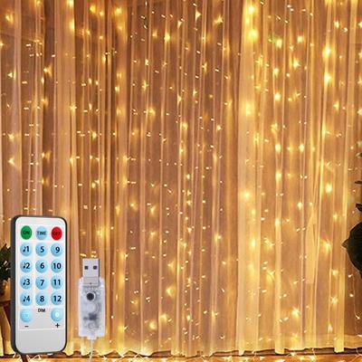 Usb 300 Led Curtain Lights Sound Control Fairy Usb 300 Led Curtain Lights Sound