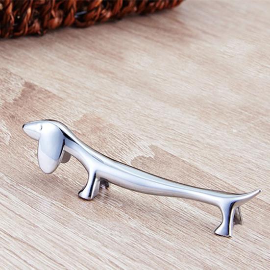 Chopsticks Rest Eye-catching Resuable Zinc Alloy Cute Dog Deer Shaped Chopsticks Rest for Kitchen