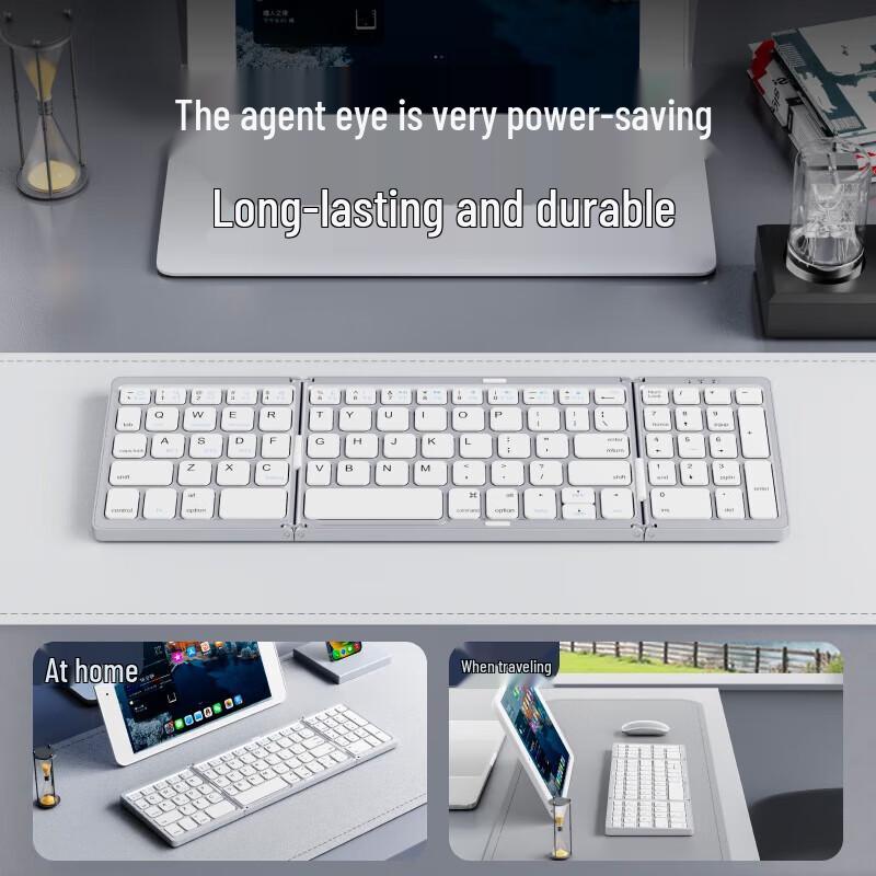 QXJ B089 Portable Folding Bluetooth Keyboard