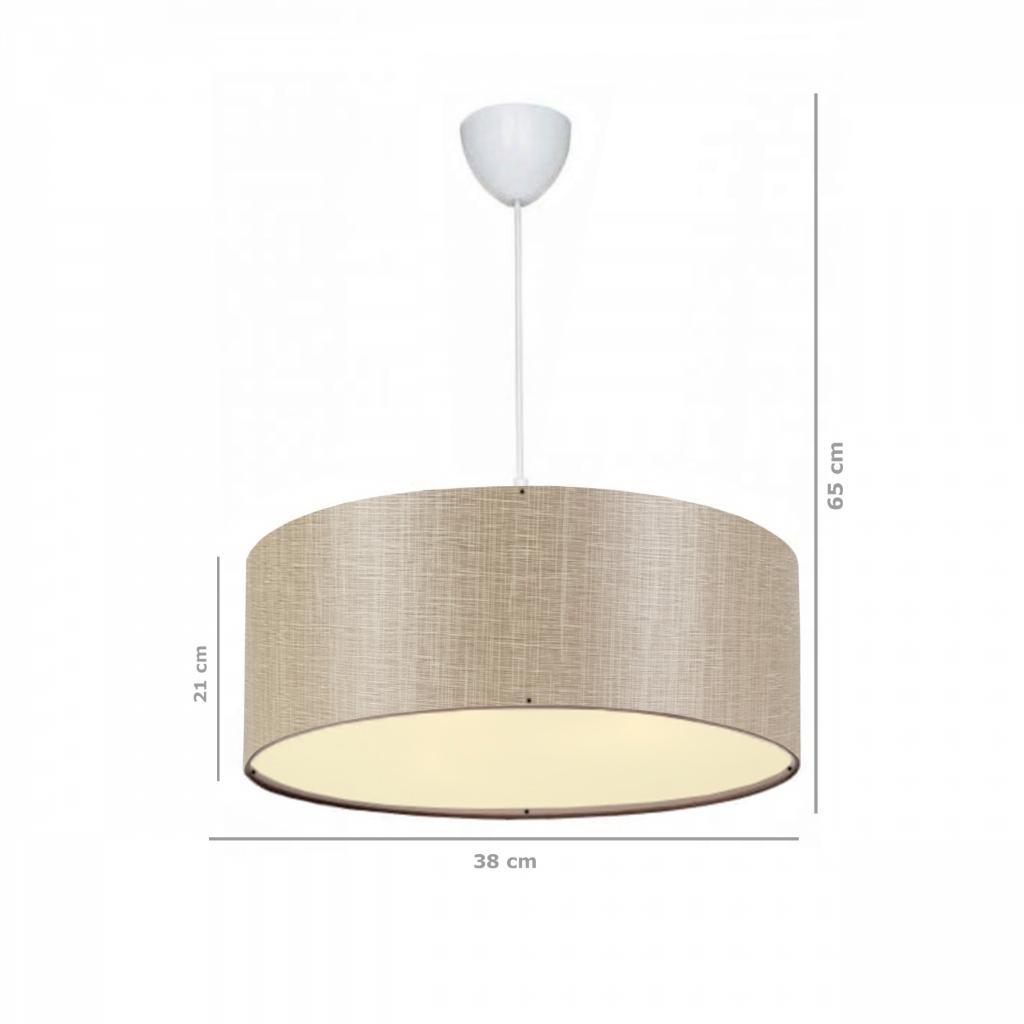 Pratik Lambader Ve Tavan Seti Kumsal Renk MDF Krem Ayak