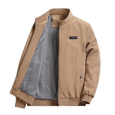 Winter Neue Cordjacke Herren Gepolstert Mode Stehkragen Kaschmir Lässig Herrenjacke Winterkleidung.