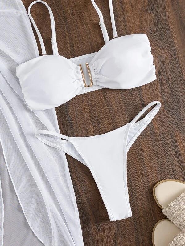 2023 European & American Three-Piece Swimsuit: Women's Bikini Set