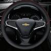 Jnfb1 38cm Car Steering-Wheels Cover 15" Leather For Chevrolet Cruze Malibu Sail Spark Captiva Equinox Trax/Tracker AVEO Lova RV