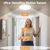 Wireless Closet Lights Motion Sensor Rechargeable Ceiling Light Indoor | Battery Operated Led Night Lights for Bedroom with Remote, Living Room