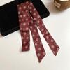 Women's Ethnic Cashew Flower Silk Scarf Belt - Retro Decorative Waist Chain Accessory