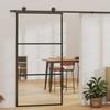 Vidaxl Sliding Door With Hardware, EsG Glass And Aluminium, 102X205 Cm