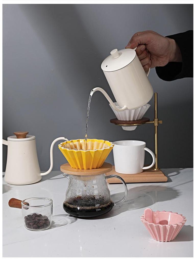 Dopamine Origami Ceramic Pour-Over Coffee Filter Cup