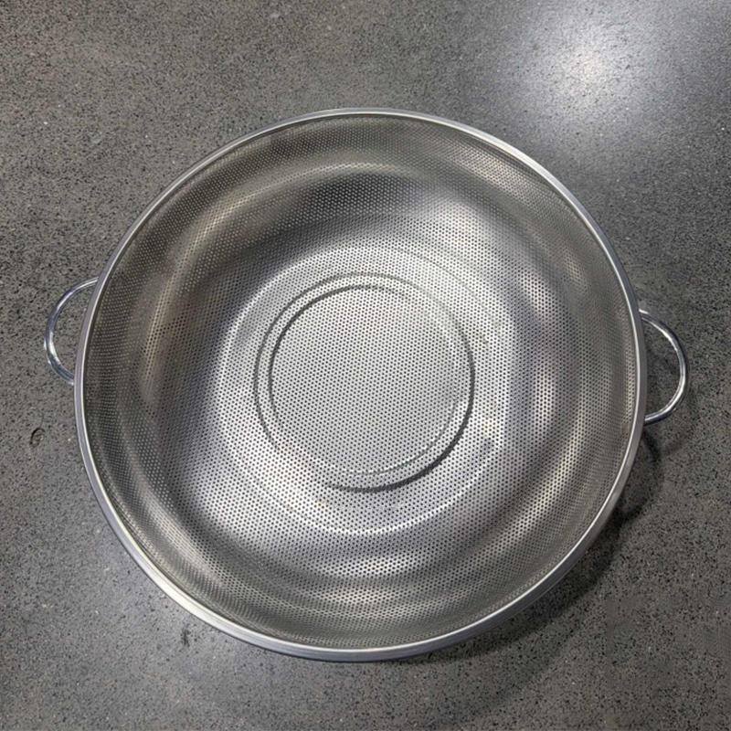 Cucina Acciaio Inossidabile Foro Rete Densa Setaccio Colino Scolapasta Cestelli