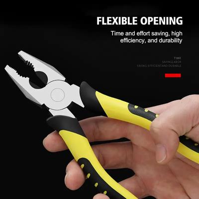 Universal Wire Citter Diagonal Fliers Crimping Folding Needle Nose Folders Multifunonal Hardware Hand Tools Sharp Wire Pliers with Large Openings