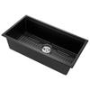84 Cm Granite Kitchen Sink Undermount Single Bowl Drop-In Basin for RV Bar