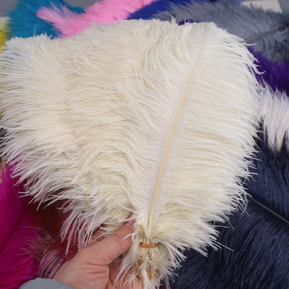 50pcs Ostrich Feathers for Crafts Wedding Decoration Handicraft Accessories Table Centerpieces Carnival Plumas Decor Wholesale
