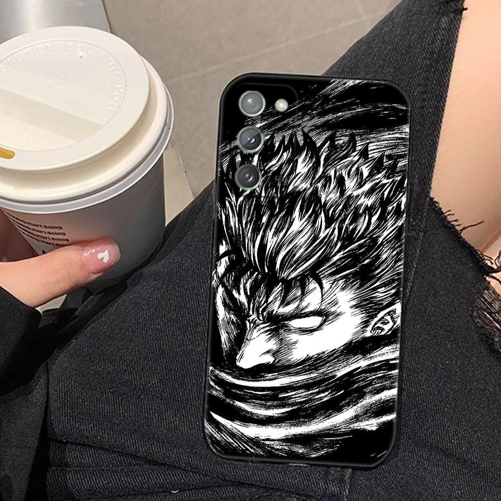 Comic B-Berserk Guts Phone Case For Samsung NOTE 20 10 M23 M53 A80 A70 A50 A30 A24 A13 A12 A07 A06 A05S A04 A03S A03 A04E Cover