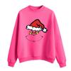 Women's Fashion Casual Round Neck Long Sleeve Christmas Printed Sweatshirt