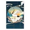 Chinese Style Plum Blossom Painting Decoration Poster Red Crowned Crane Giraffe Light Luxury Poster For Corridor Home Decor