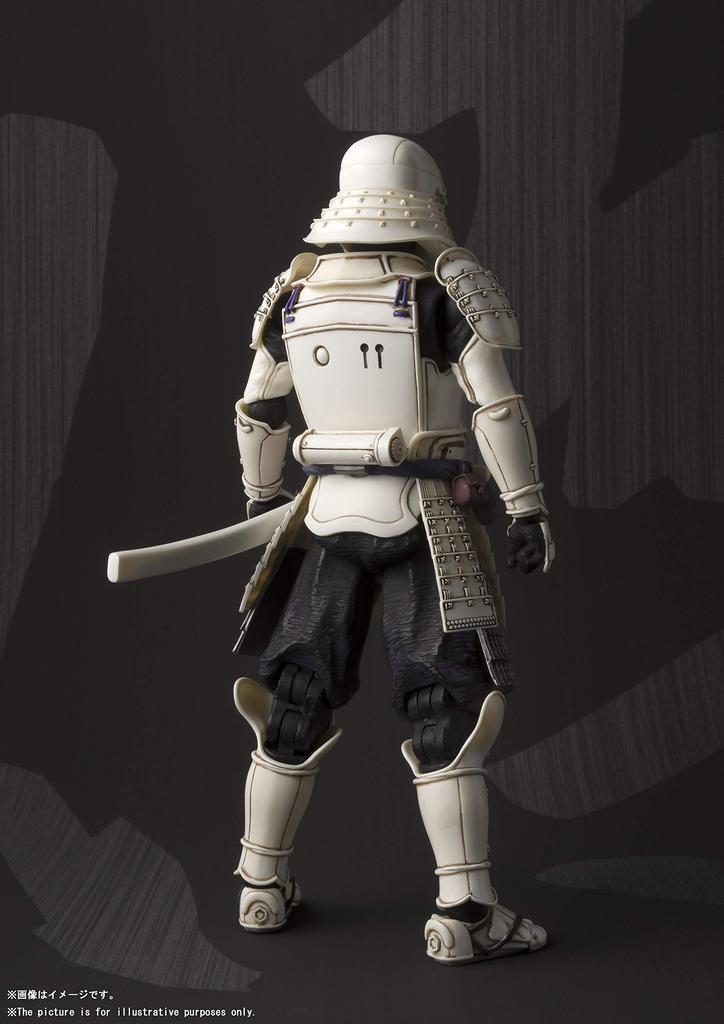 REALIZACE FILMŮ TAMASHII NATIONS Master Star Wars Ashigaru Stormtrooper Prvního řádu, malovaná pohyblivá figurka, cca 170 mm. ABS a PVC