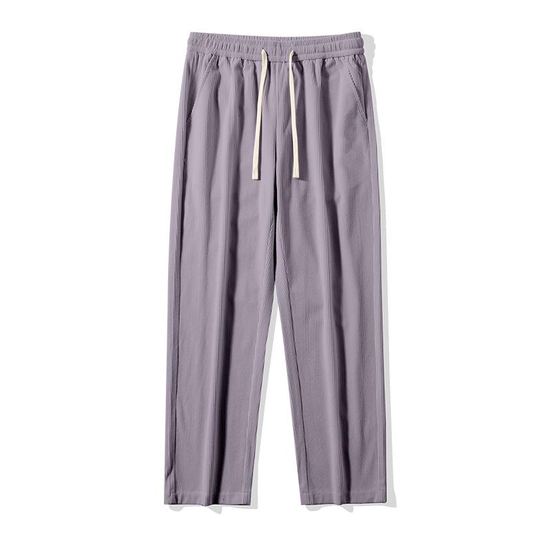 Pants Men's Spring and Autumn New Men's Corduroy Pants Casual Pants Loose Straight Floor Mopping Pants Long Pants Big Goods Main Push