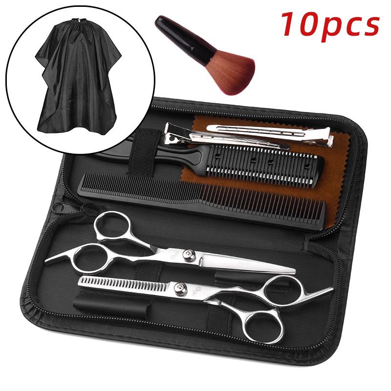 Stainless Steel Hairdressing Scissors & Thinning Shears Set for Cutting and Styling