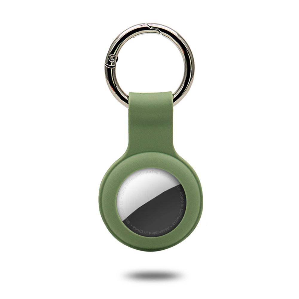 Cover for Apple Airtags Case Liquid Silicone Protective Shell Tracker Accessories Anti-scratch Sleeve Keychain Air Tag Case