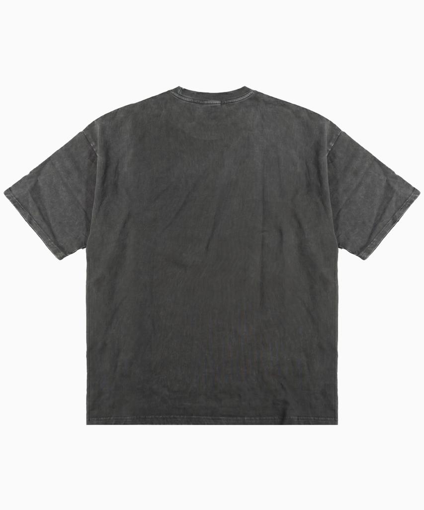 SAINTPAIN Sp Cross Shape Pigment Short Sleeve Tee Gray