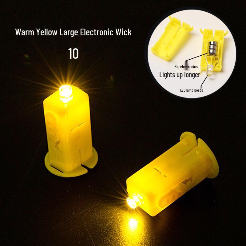LED Lantern Wick Beads Kit: DIY Colorful Luminous Lights for Kids