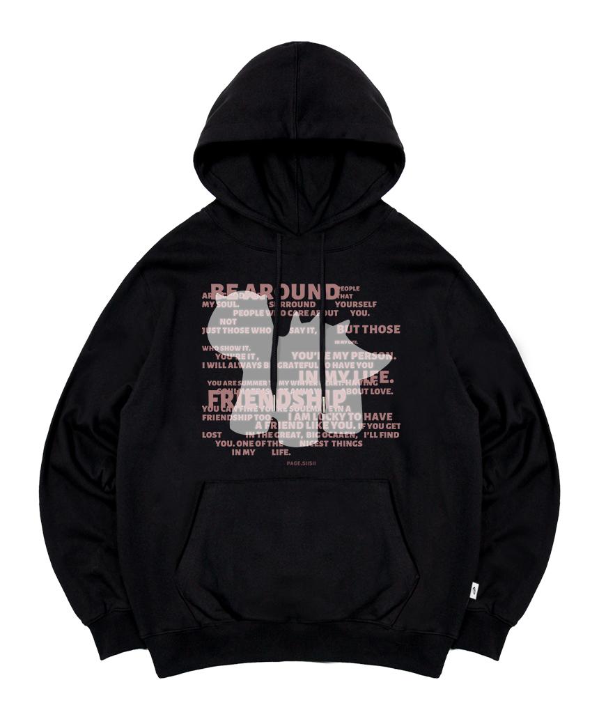 Худи с принтом-силуэтом Cc Saurus Черный Xl/Fleece-Lined (Special Double-Sided)