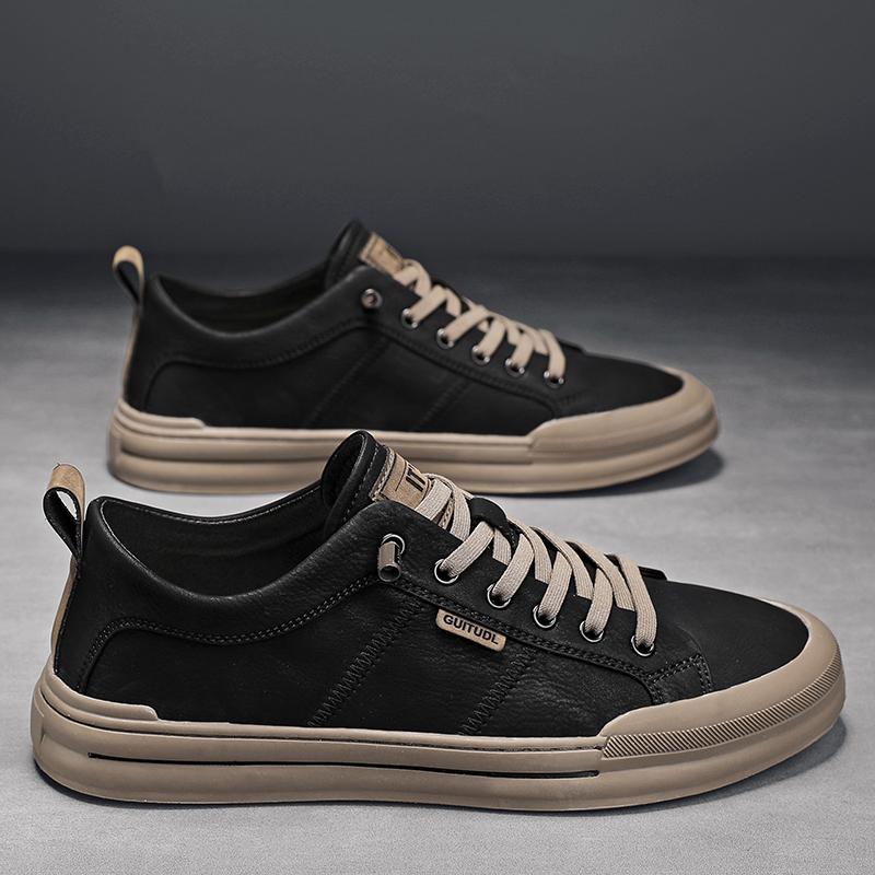 New autumn and winter board shoes casual leather shoes little white tide shoes