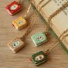 Stainless Steel Retro Red Hand-Painted Book Necklace Star Printing Literary And Artistic Style Niche Necklace
