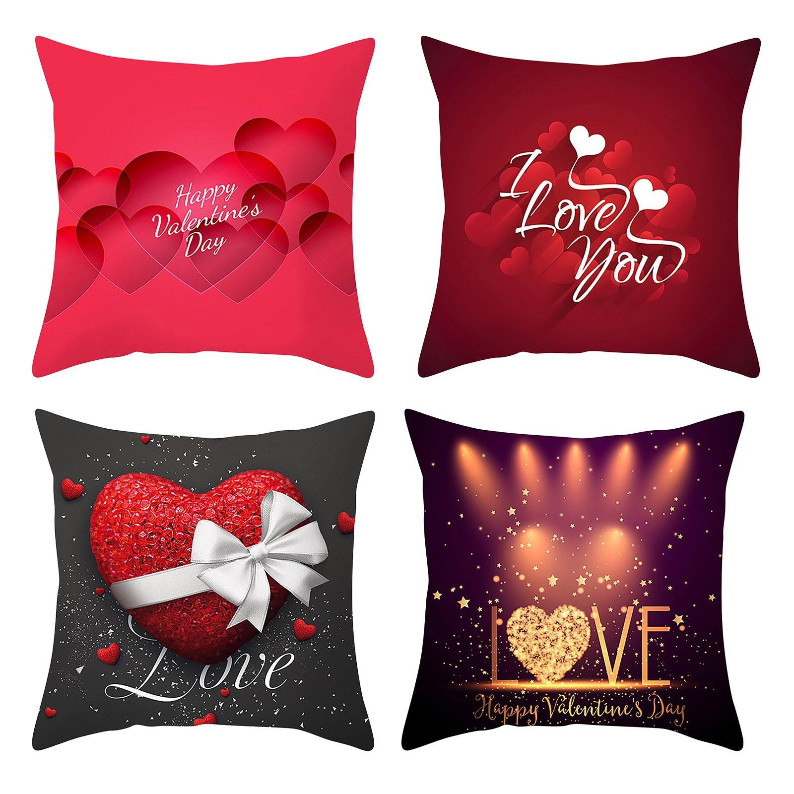 

Наволочка с принтом ко Дню Святого Валентина, поясная подушка, чехол для дивана, домашний декор, наволочка