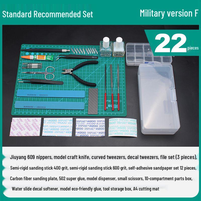 Gundam Model Beginner Kit: Sharp Nippers & Polishing Tools