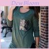 Long Sleeved Tshirt Long Sleeve Blouse Tshirt Pocket Jacket Sequin Glitter