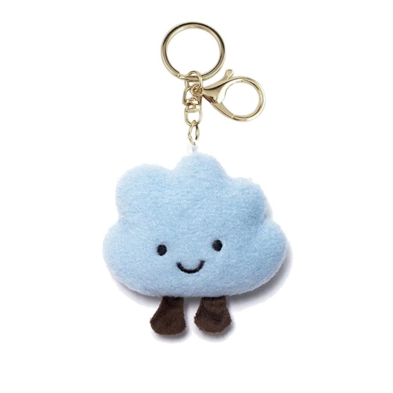 

Cloud Pendant Keyring Practical Phone Strap Chain Keychain Jewelry Ornaments Keyring Accessory for Bags Backpacks Phone синій