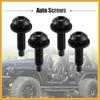 8pcs Hard Top Torx Screws Bolts for Jeep Wrangler JK 2007-2018 Extra Long Automotive Replacement Bolts Stainless Steel Black Replacement