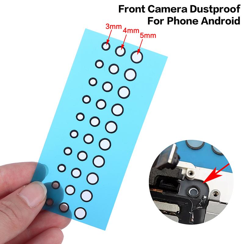 1/3/5Sheets 3Mm 4Mm 5Mm Sponge Foam Ring Dust-Proof Sticker For Lcd Phone Front Camera Dustproof Phone Repair Tool