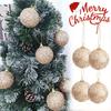 Wholesale Glitter Christmas Balls for Xmas Tree Ornaments Hanging Pendants Round Sparkling Christmas Ball Party Decor Supplies