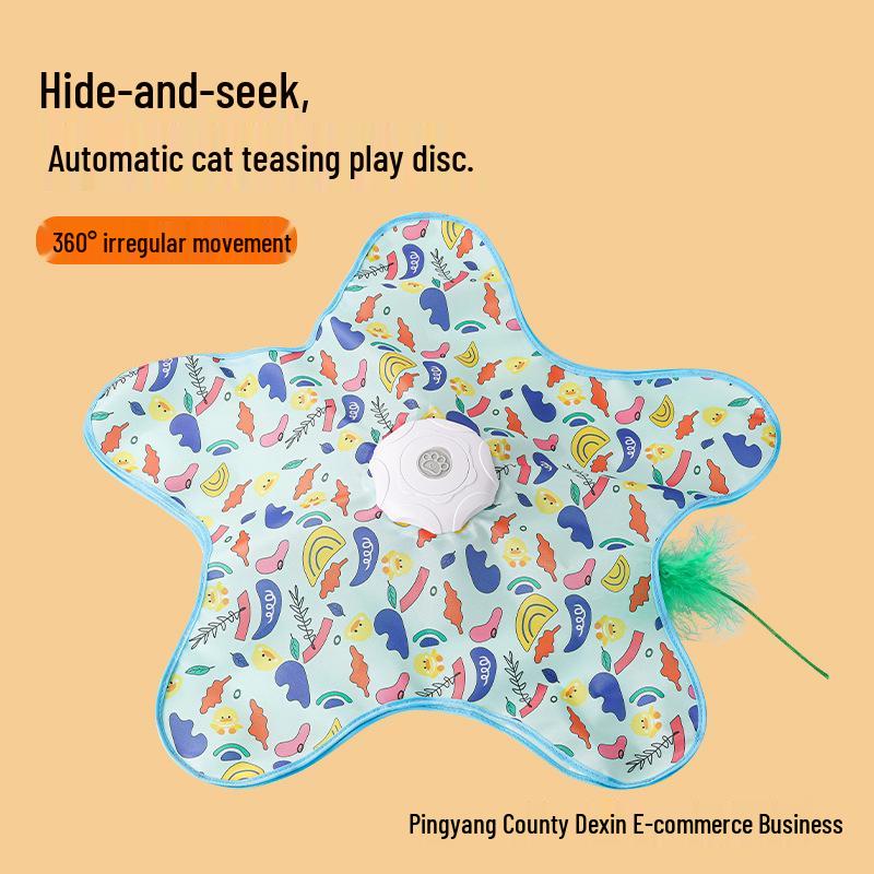 Double-Layer Interactive Pet Toy: Magic Ball and Hiding Cover for Self-Amusement and Boredom Relief in Cats and Dogs