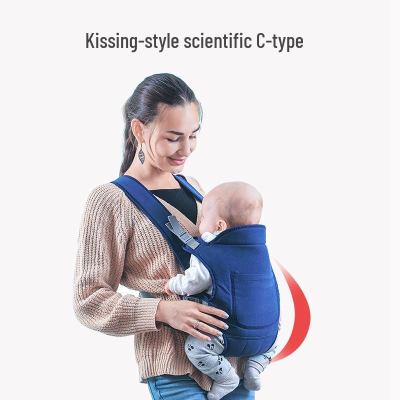 Multifunctional Newborn Double Shoulder Baby Carrier Sling for Front and Back Carry