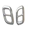 Stainless Steel Silver Exhaust Pipe Cover for 2020 Mercedes-Benz GLC 4WD Models