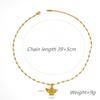 Design Sense Angel Necklace Light Luxury Personality Titanium Steel Versatile Non-Fading Clavicle Chain