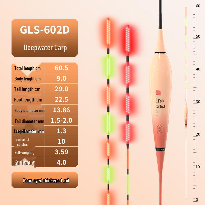 LED Night Glow Float for Silver and Bighead Carp Fishing